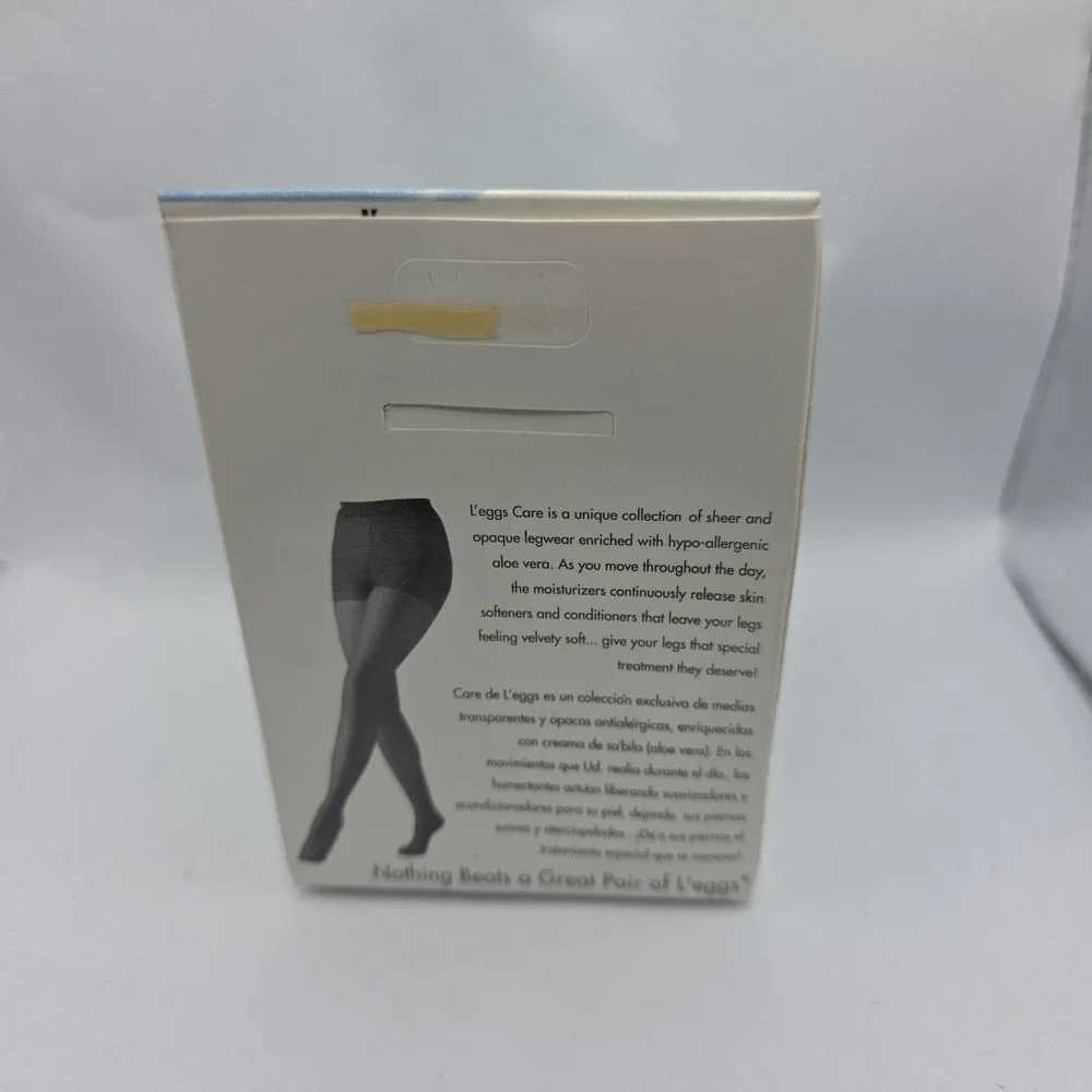 3 Pairs Leggs Care Control Top Pantyhose Aloe Vera Black A